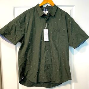 Level Ten geometric print button down - Men’s XL